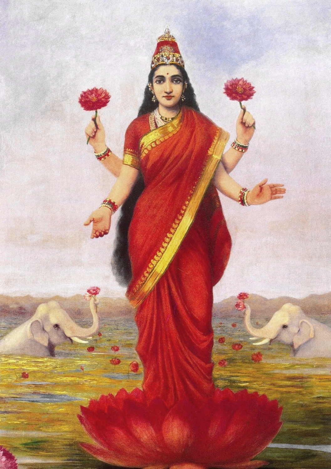 Lakshmi, the Lotus-Born, Giver of Fortune
